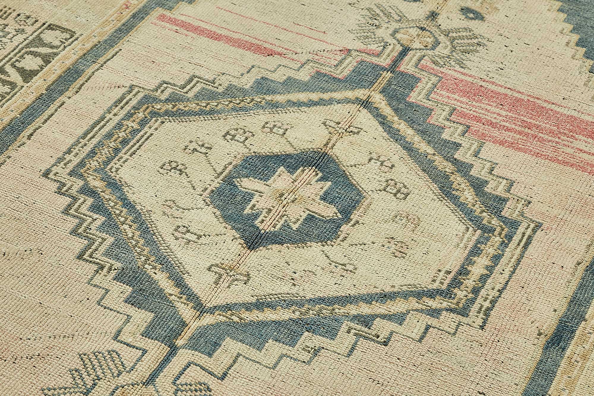 5x8 Beige Handmade Oriental Rug - 49790