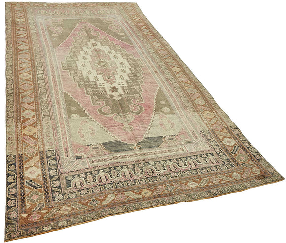 5x10 Beige Handmade Oriental Rug - 49791