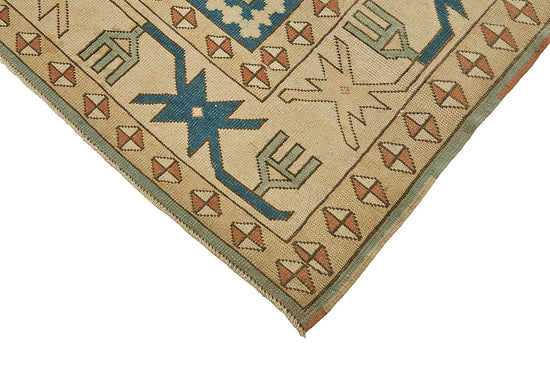 7x10 Beige Handmade Oriental Rug - 49792