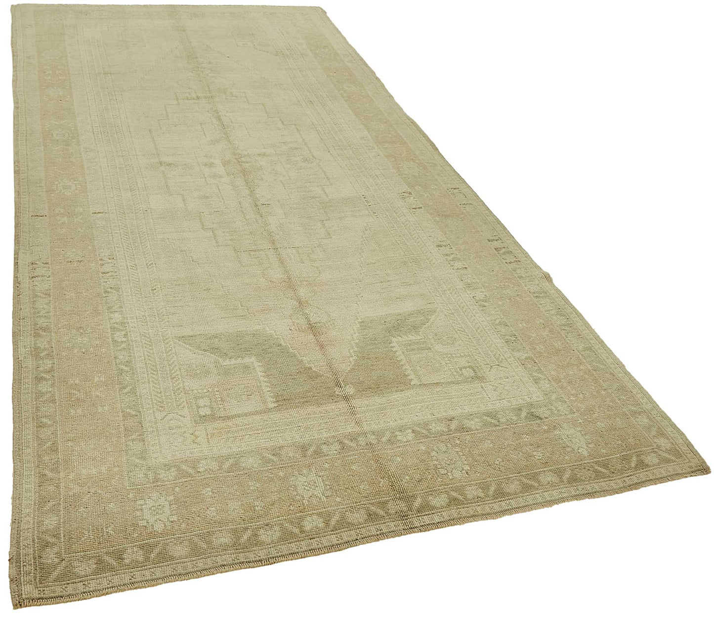 5x10 Beige Handmade Oriental Rug - 49794