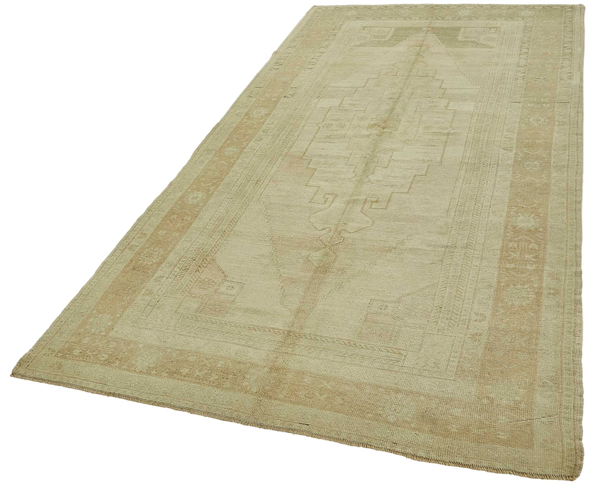 5x10 Beige Handmade Oriental Rug - 49794