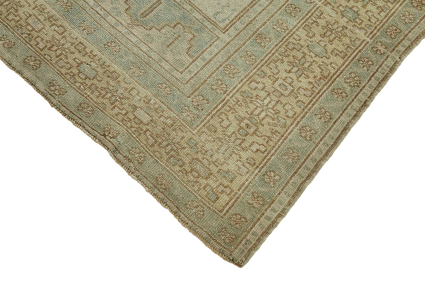 5x10 Beige Handmade Oriental Rug - 49796