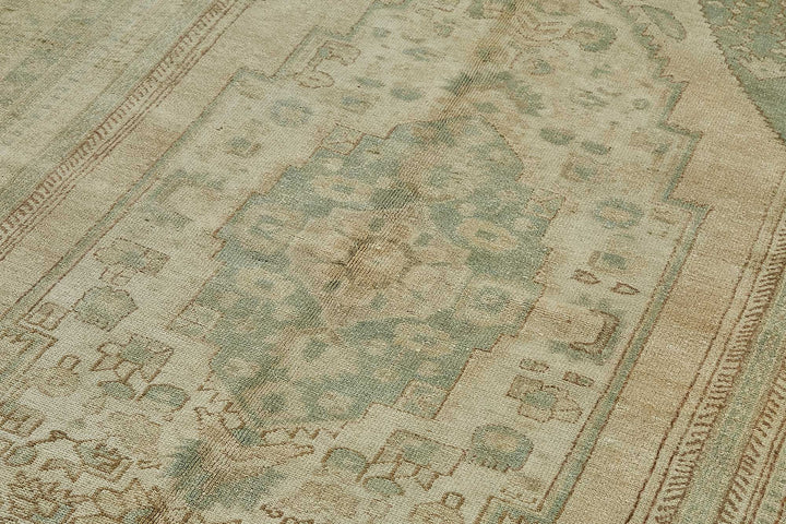 5x10 Beige Handmade Oriental Rug - 49796