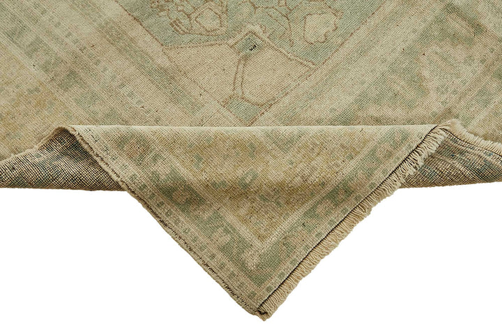 5x10 Beige Handmade Oriental Rug - 49796