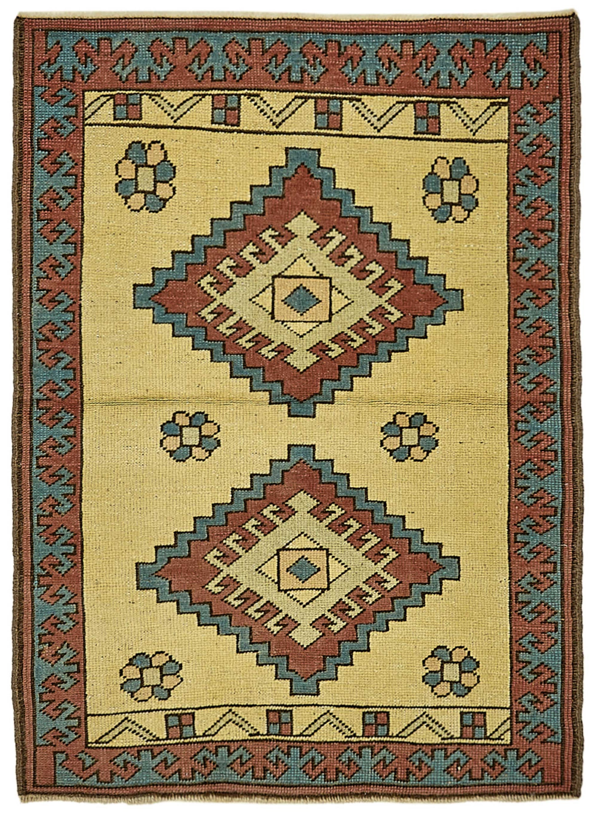 3x4 Beige Small Oriental Rug - 49799