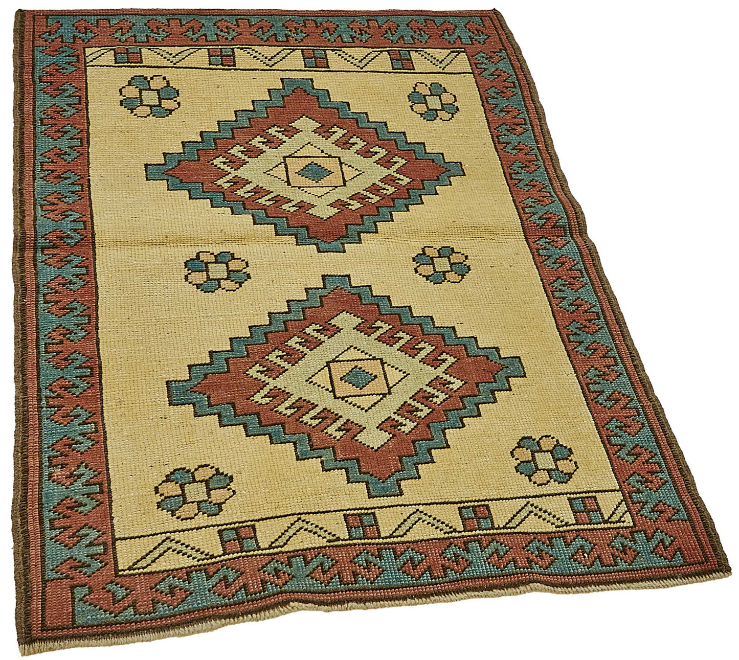 3x4 Beige Small Oriental Rug - 49799