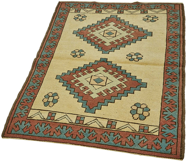 3x4 Beige Small Oriental Rug - 49799