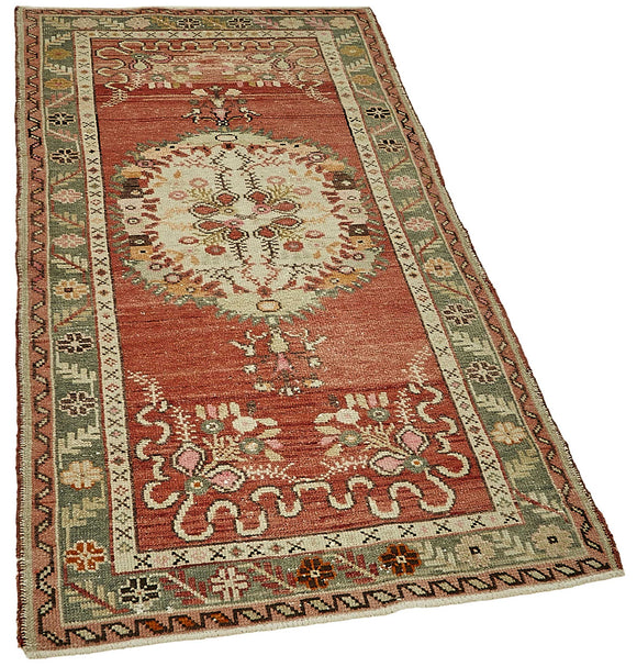 3x5 Beige Small Oriental Rug - 49801