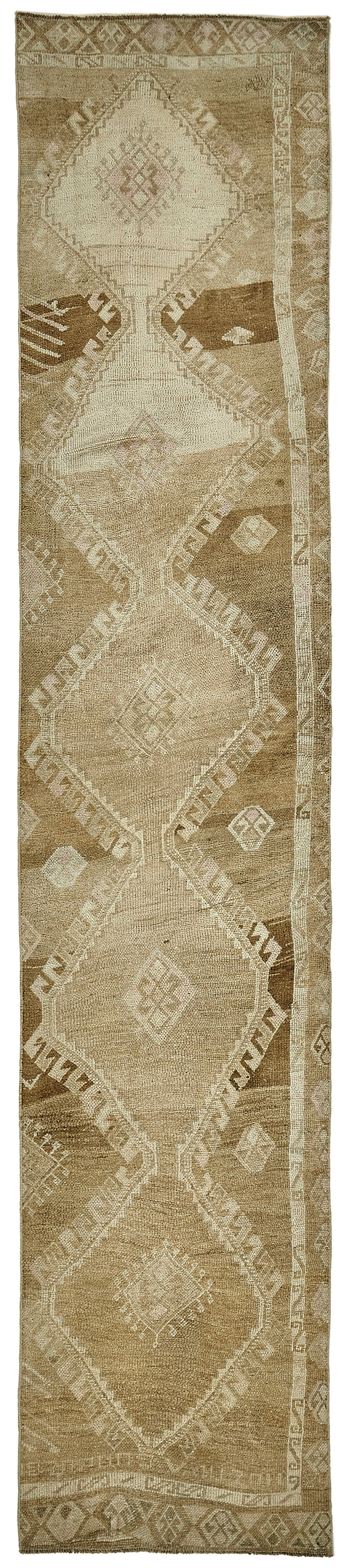 2x12 Beige Anatolian Runner Rug - 49803