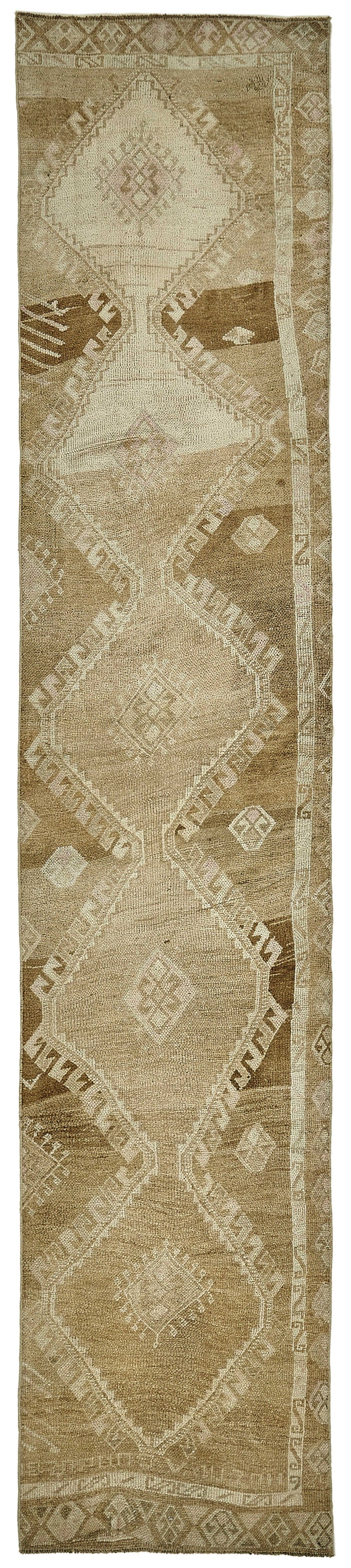 2x12 Beige Anatolian Runner Rug - 49803