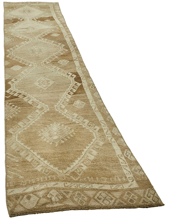 2x12 Beige Anatolian Runner Rug - 49803