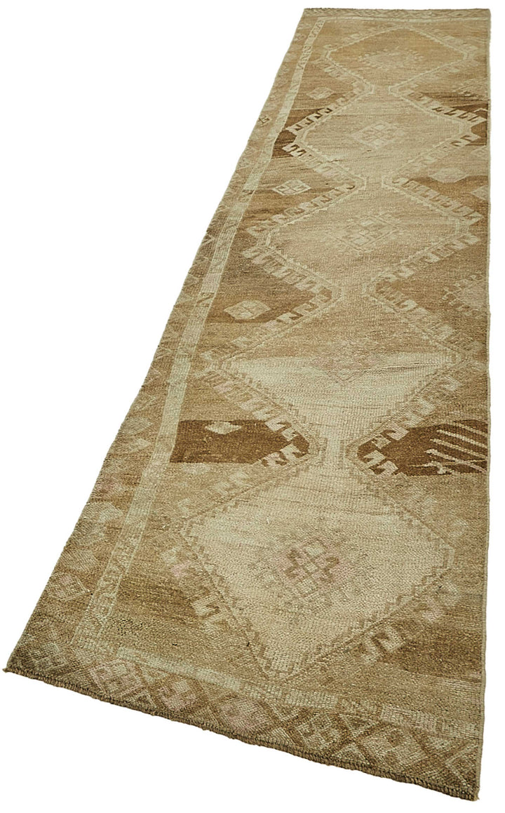 2x12 Beige Anatolian Runner Rug - 49803