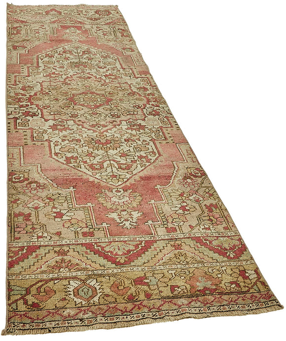 3x10 Beige Anatolian Runner Rug - 49804