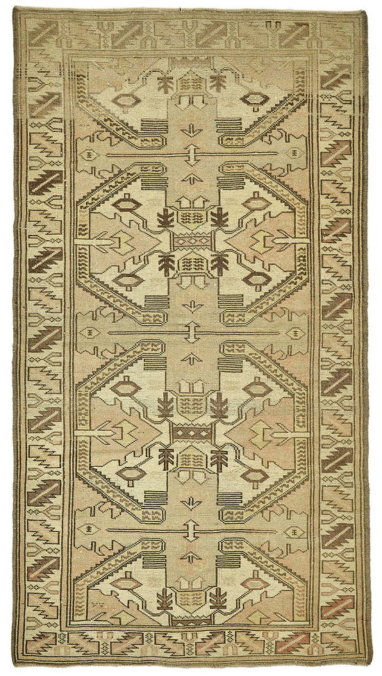 3x6 Beige Small Oriental Rug - 49805