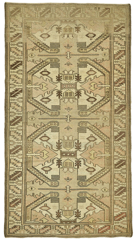 3x6 Beige Small Oriental Rug - 49805