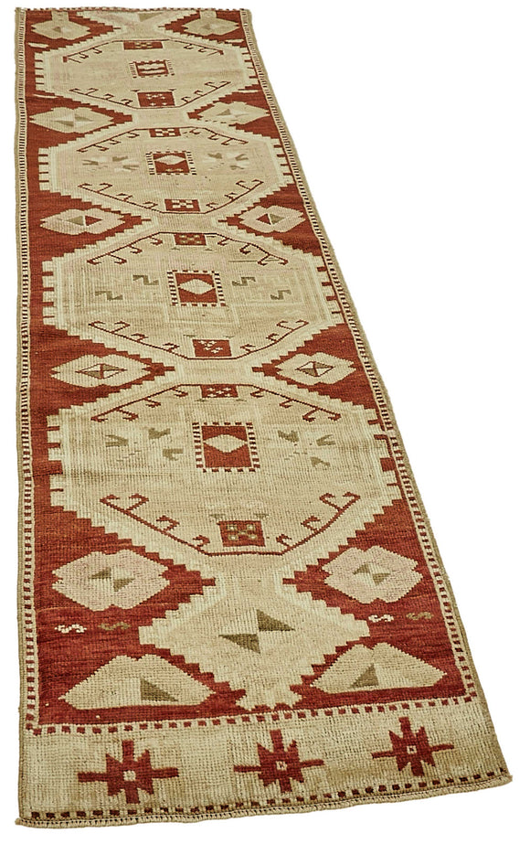 2x8 Beige Anatolian Runner Rug - 49808