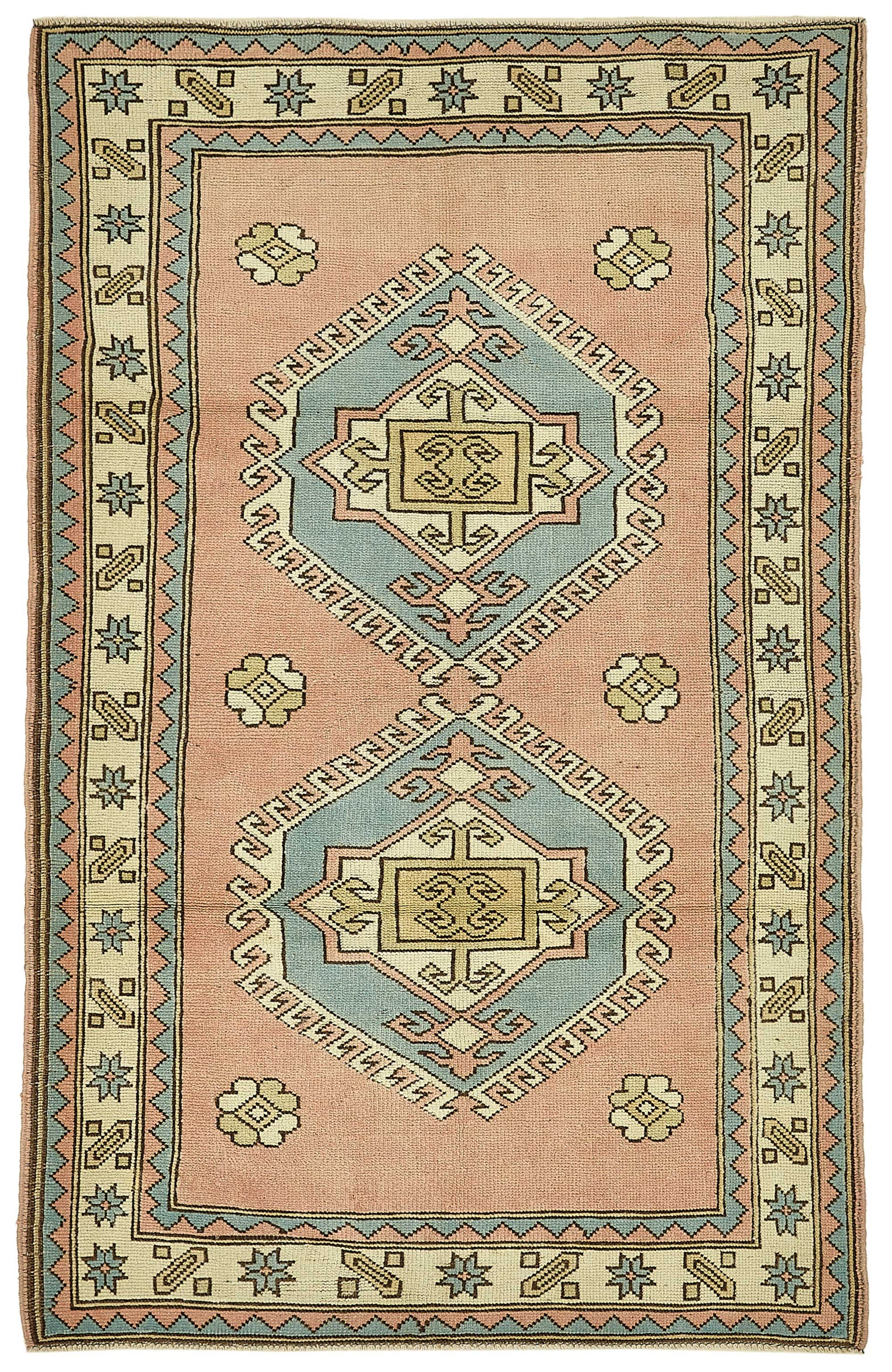 4x6 Beige Small Oriental Rug - 49813