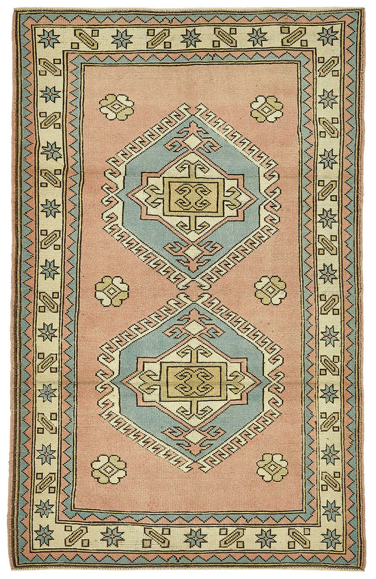 4x6 Beige Small Oriental Rug - 49813
