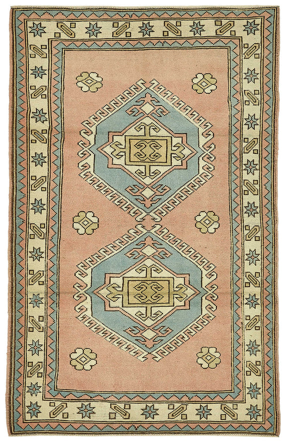 4x6 Beige Small Oriental Rug - 49813