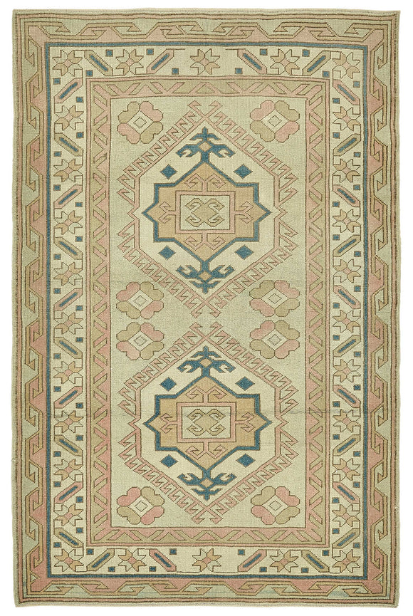 4x7 Beige Small Oriental Rug - 49814