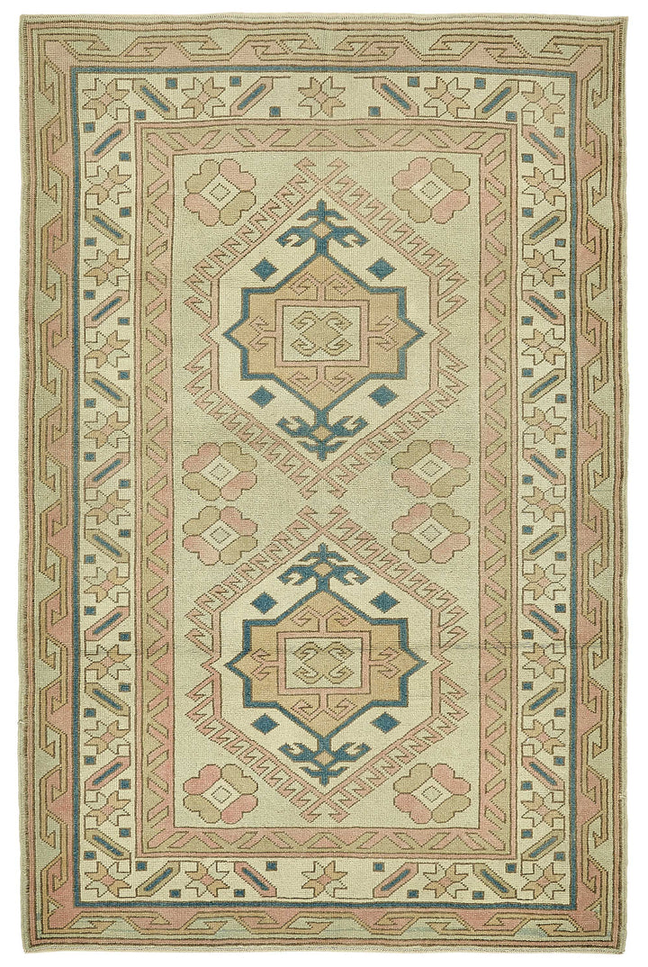 4x7 Beige Small Oriental Rug - 49814