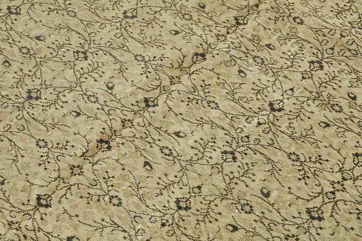 6x10 Beige Handmade Oriental Rug - 49817