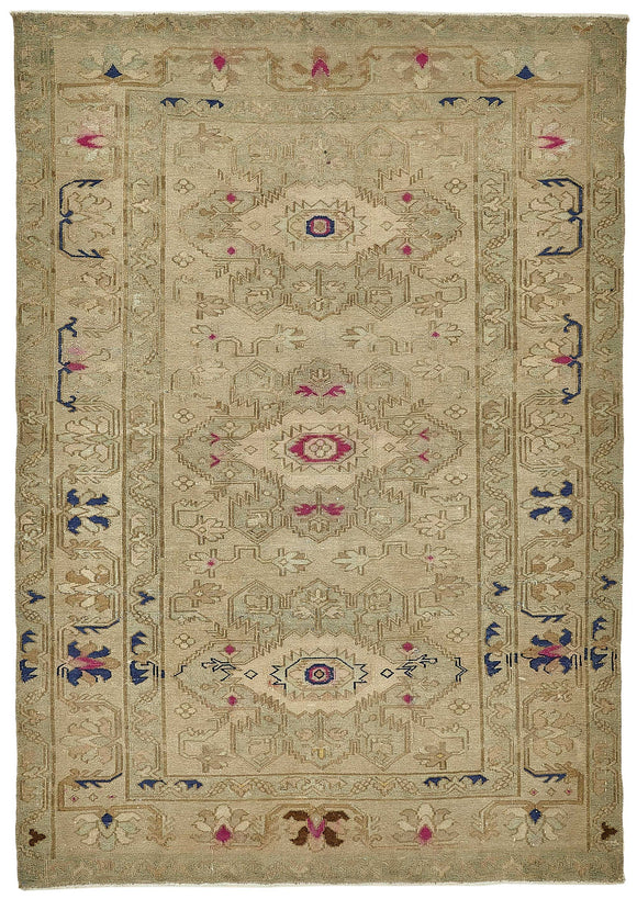 4x6 Beige Small Oriental Rug - 49819