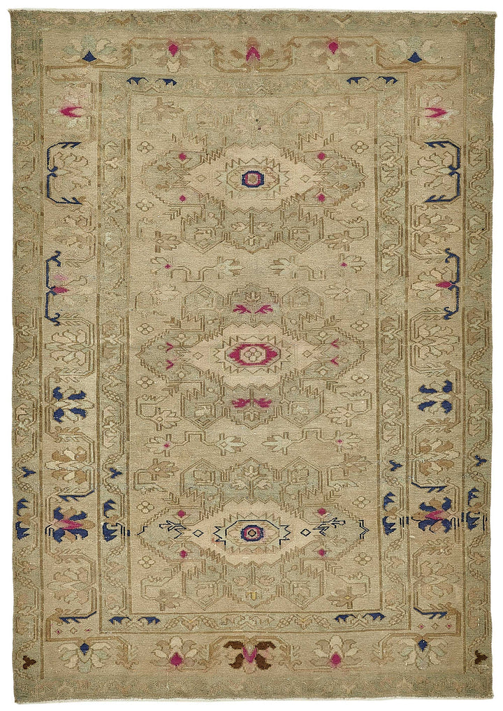 4x6 Beige Small Oriental Rug - 49819