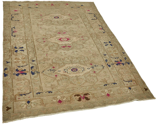4x6 Beige Small Oriental Rug - 49819
