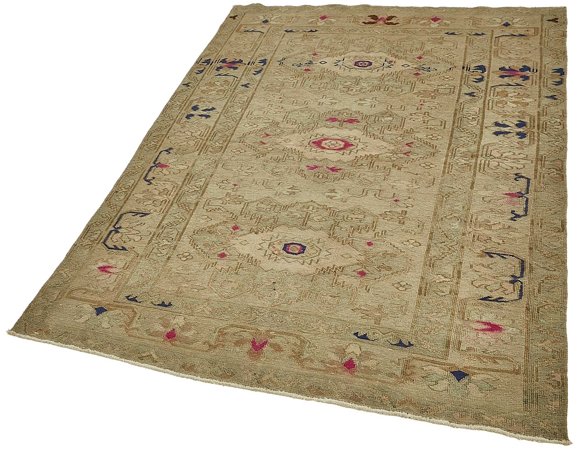 4x6 Beige Small Oriental Rug - 49819