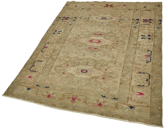 4x6 Beige Small Oriental Rug - 49819