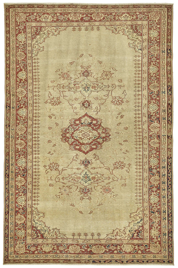 4x7 Beige Small Oriental Rug - 49821