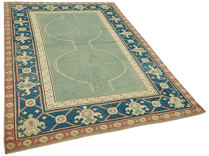 5x8 Beige Handmade Oriental Rug - 49825