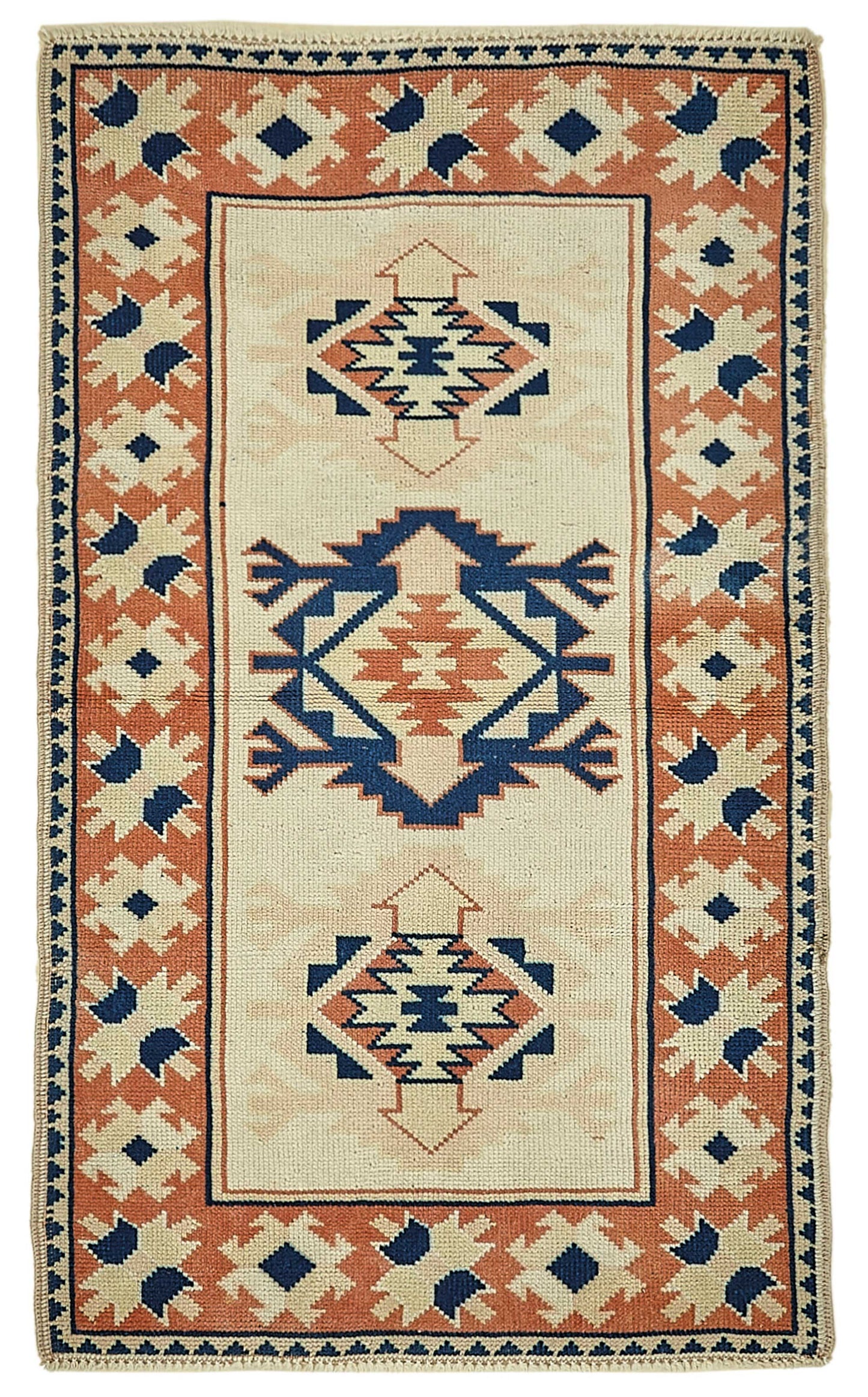 3x4 Beige Small Oriental Rug - 49827