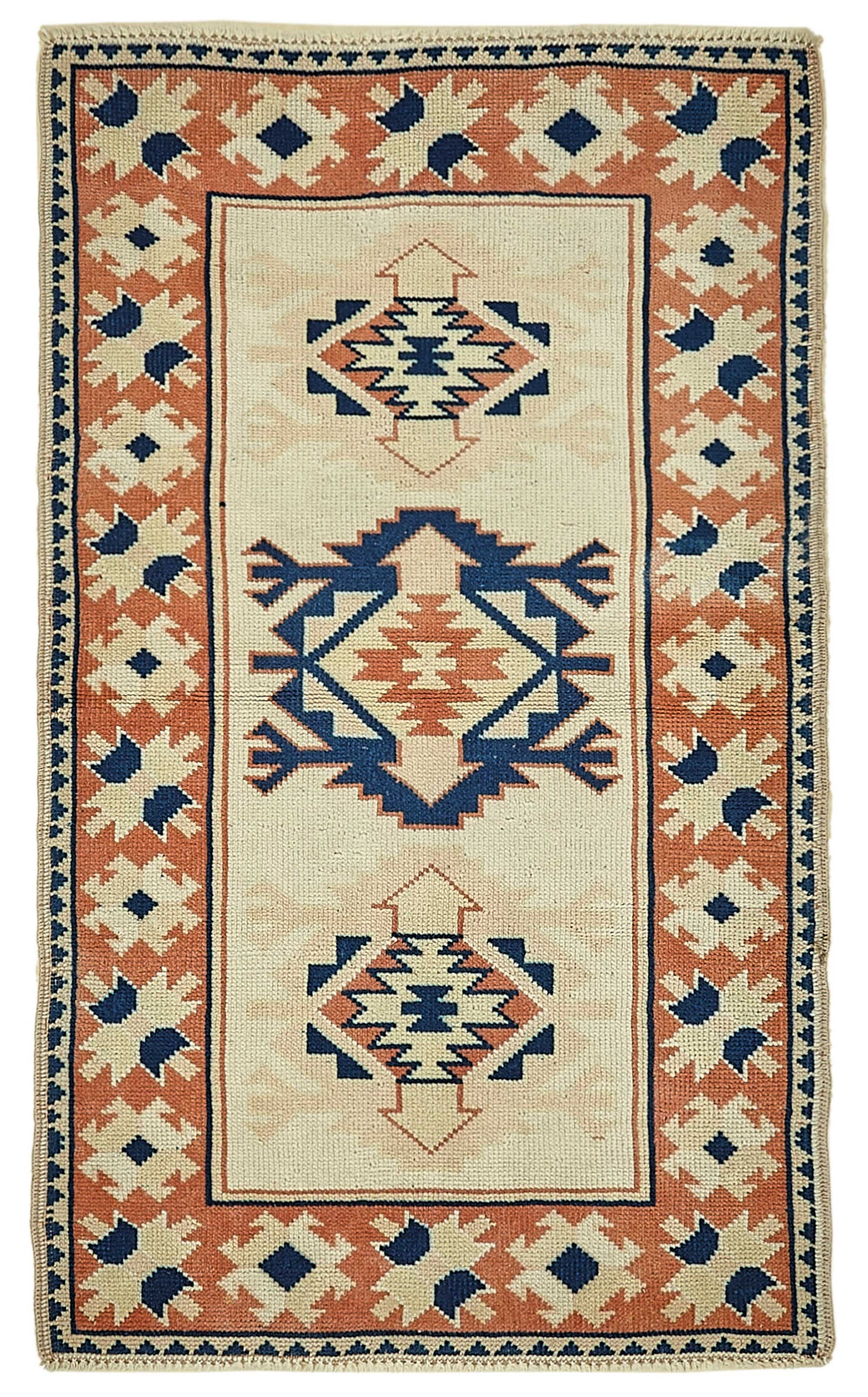 3x4 Beige Small Oriental Rug - 49827