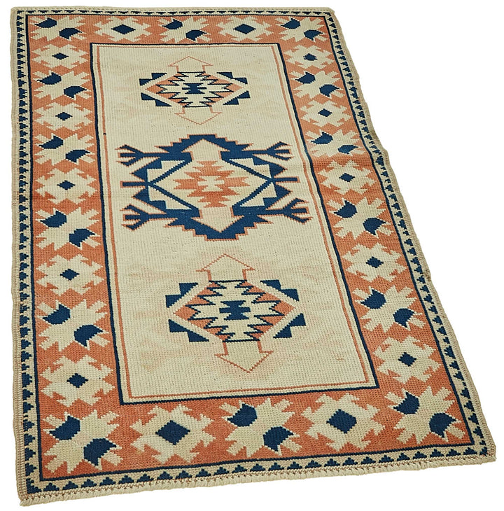 3x4 Beige Small Oriental Rug - 49827