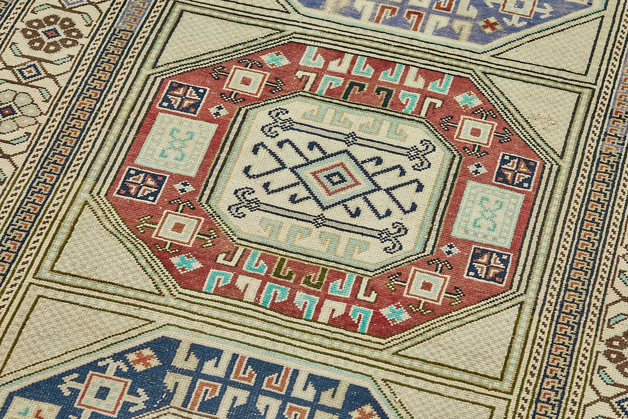 3x7 Beige Small Oriental Rug - 49831
