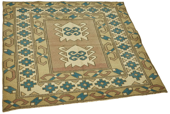3x4 Beige Small Oriental Rug - 49834