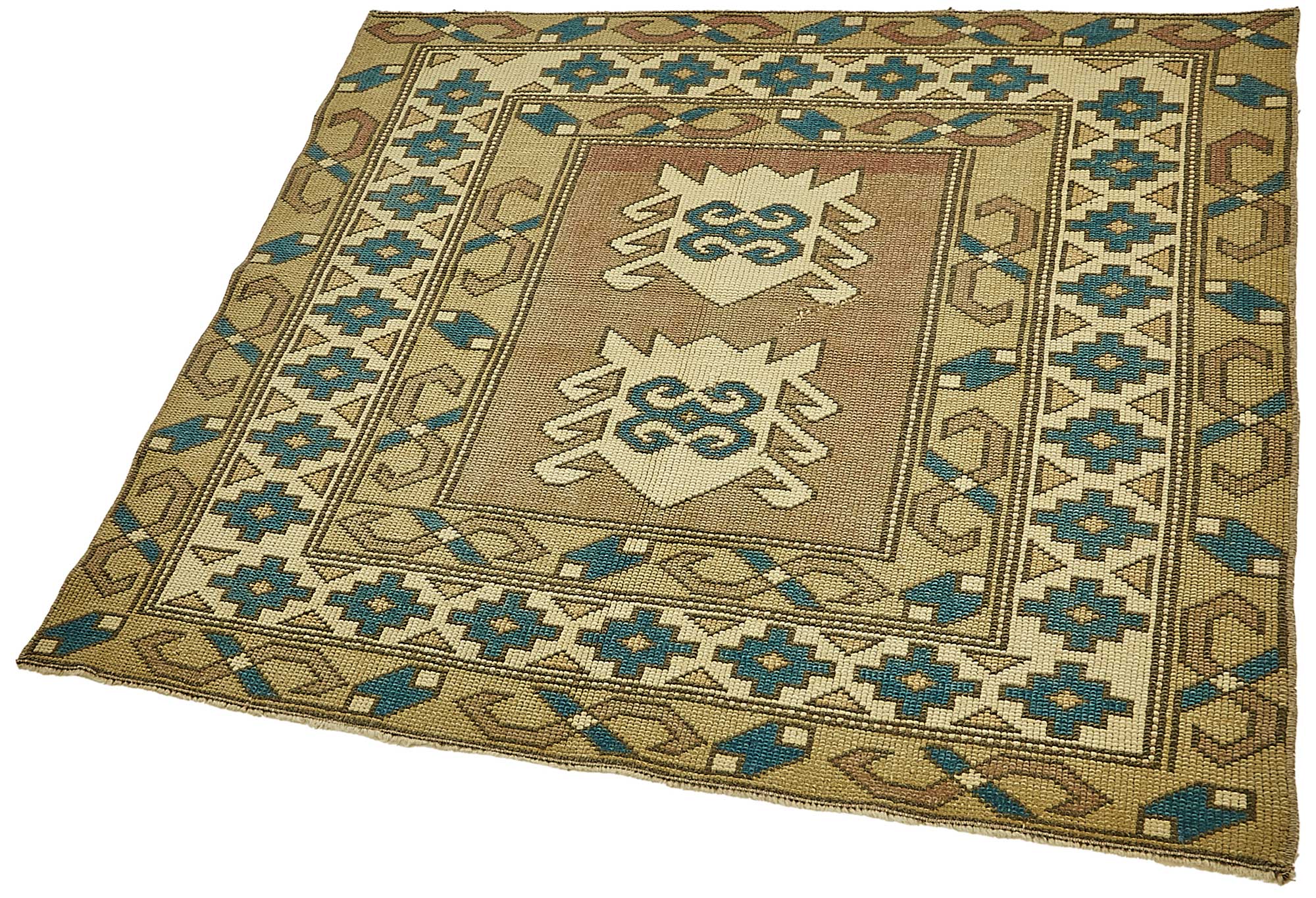 3x4 Beige Small Oriental Rug - 49834
