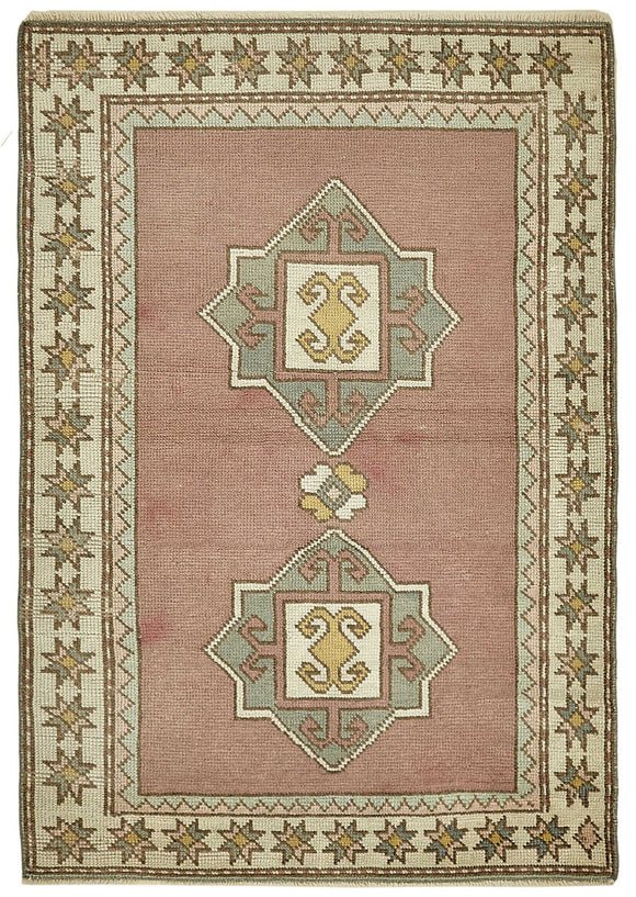 3x4 Beige Small Oriental Rug - 49835