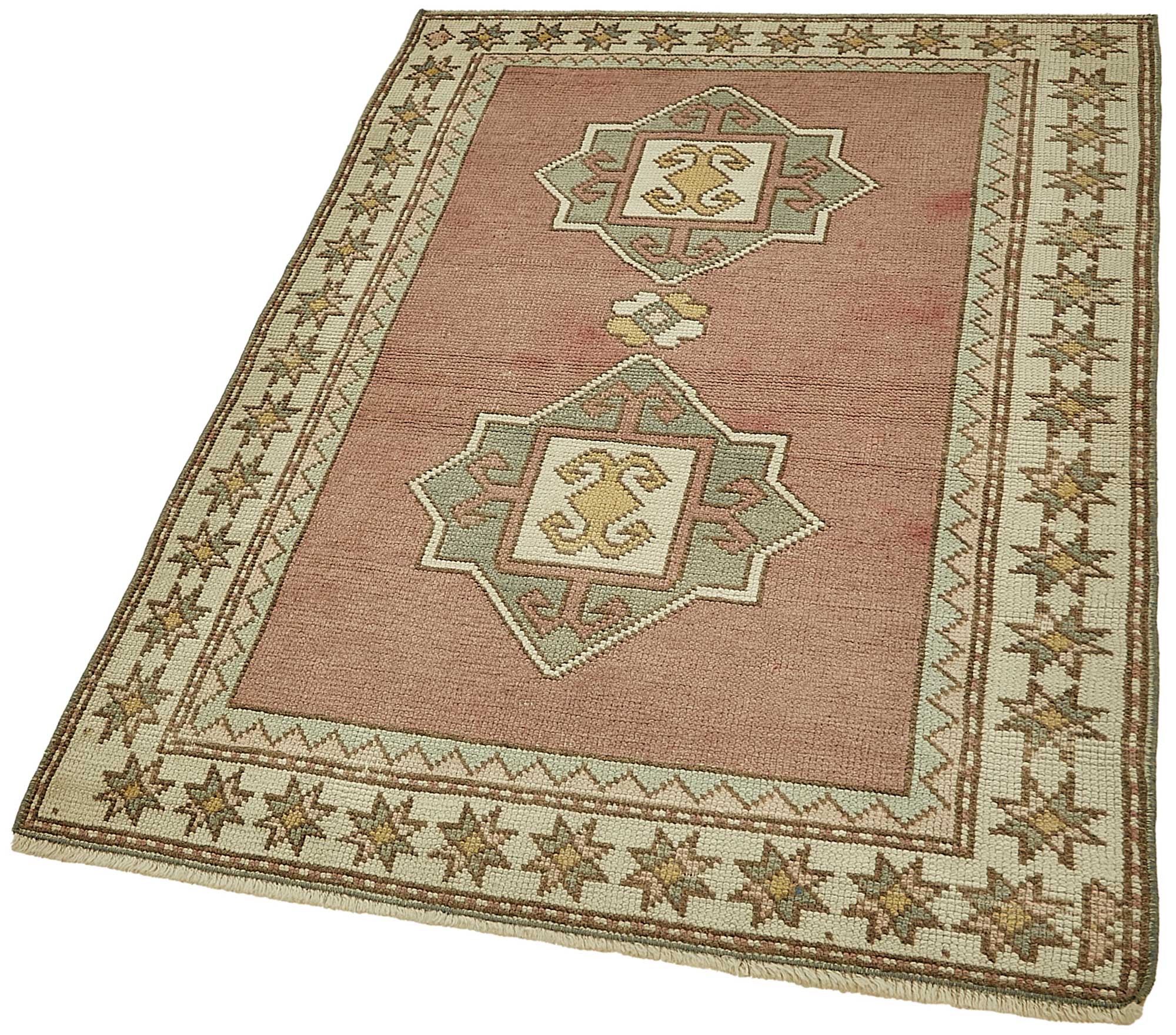 3x4 Beige Small Oriental Rug - 49835