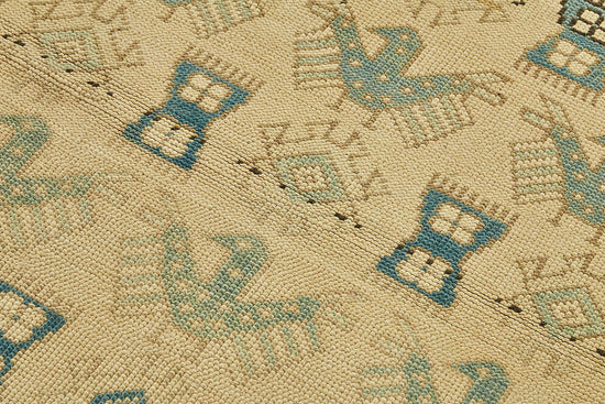 3x4 Beige Small Oriental Rug - 49836