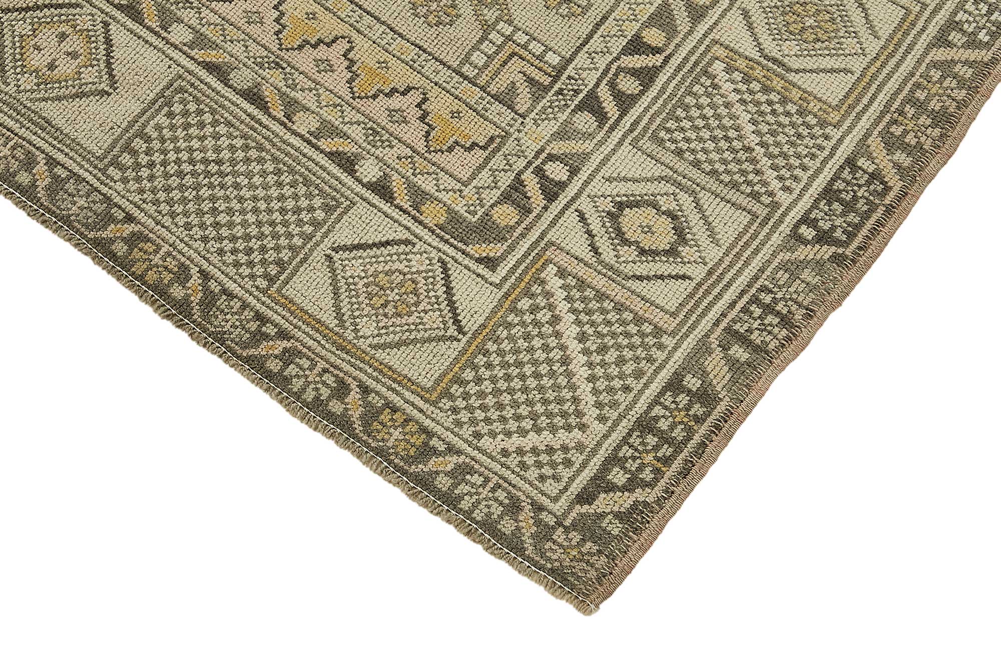 5x7 Beige Handmade Oriental Rug - 49840