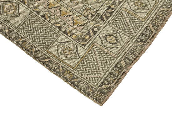 5x7 Beige Handmade Oriental Rug - 49840