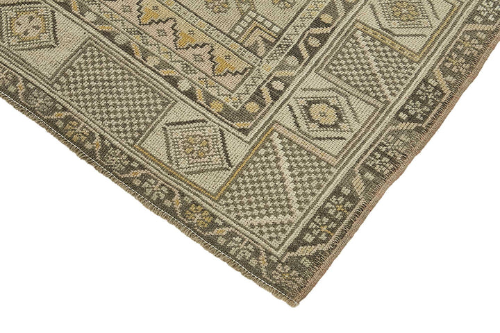 5x7 Beige Handmade Oriental Rug - 49840