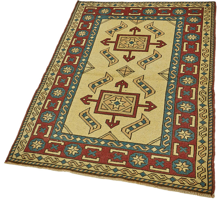 3x3 Beige Small Oriental Rug - 49845
