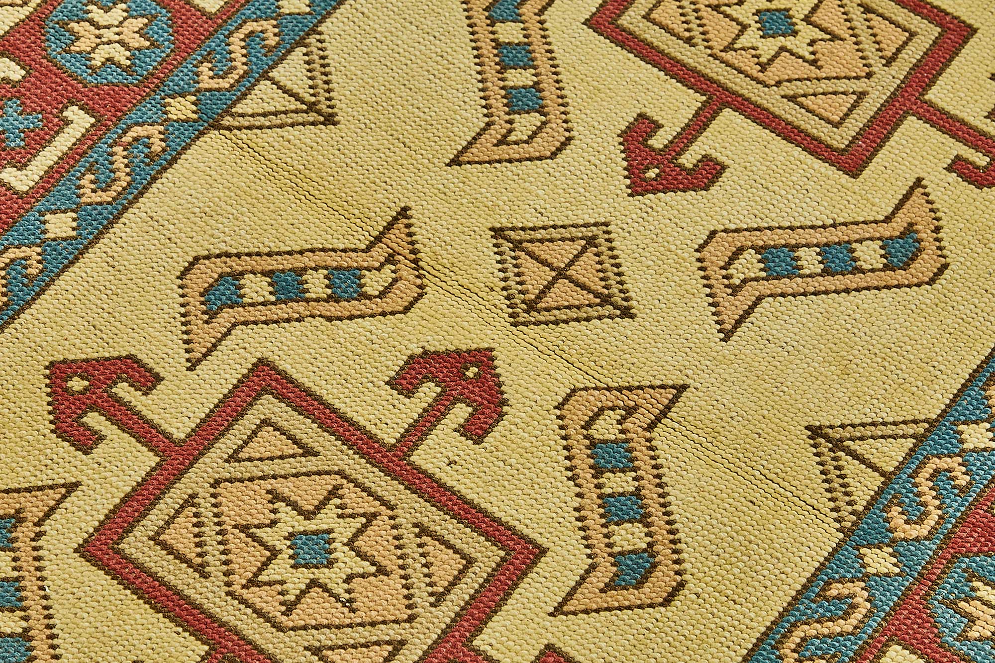 3x3 Beige Small Oriental Rug - 49845