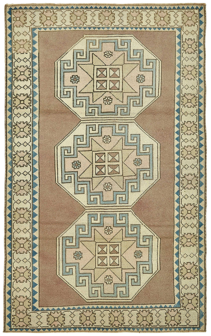 4x6 Beige Small Oriental Rug - 49849