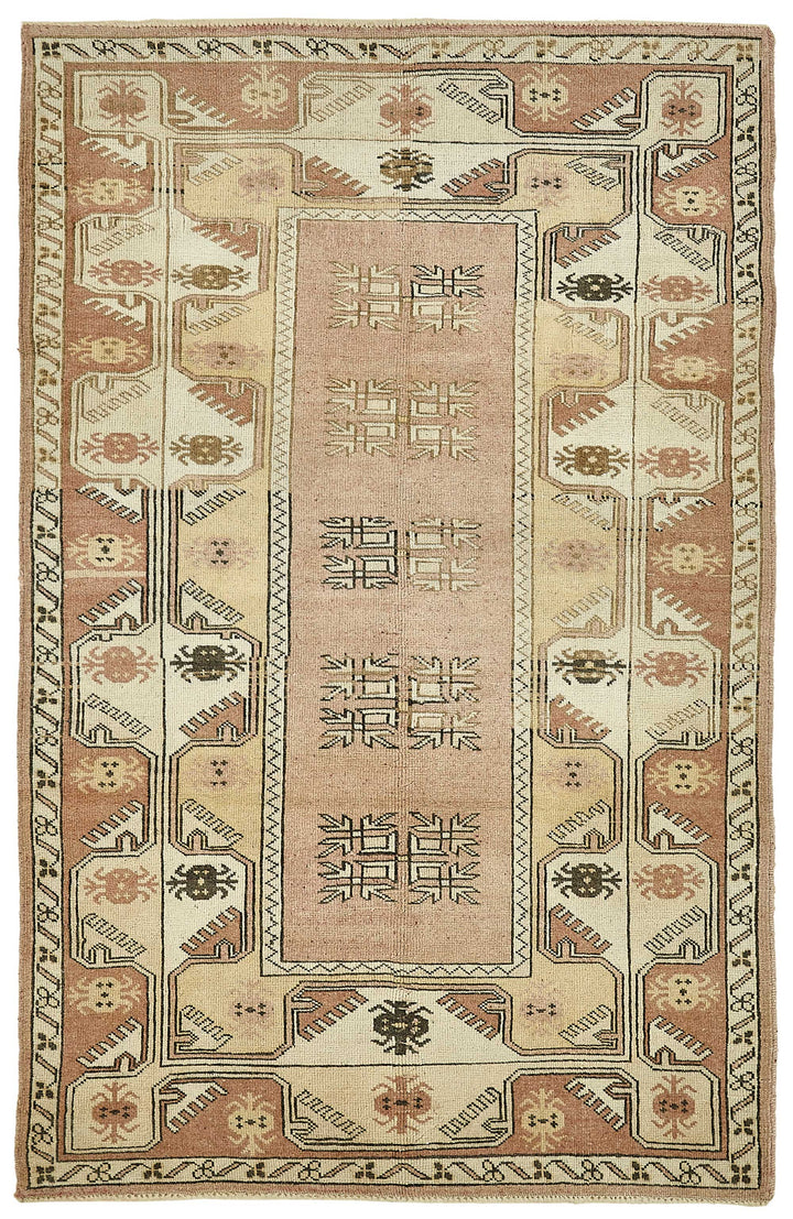 4x6 Beige Small Oriental Rug - 49851