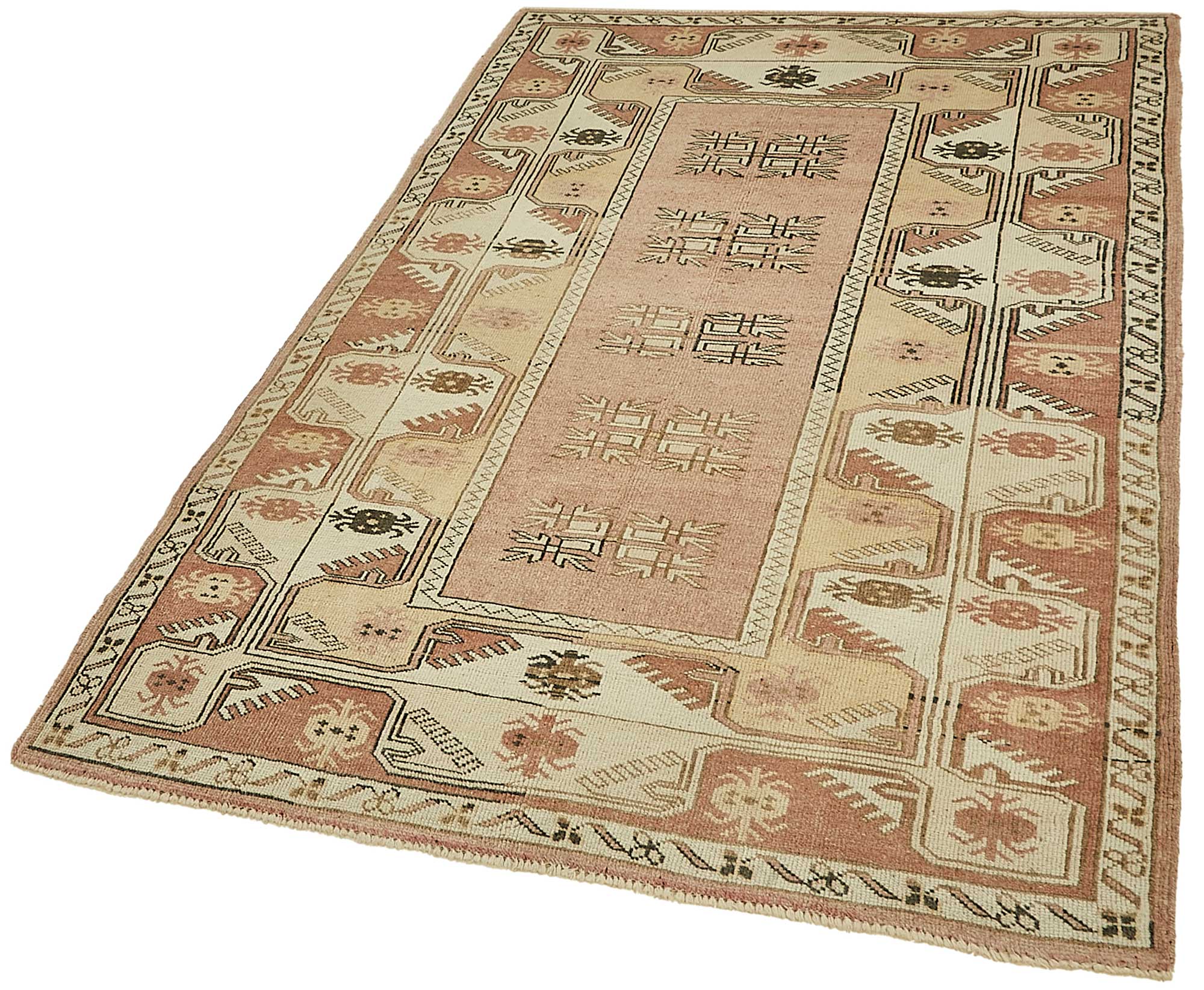 4x6 Beige Small Oriental Rug - 49851